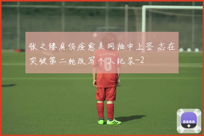 张之臻肩伤痊愈美网抽中上签 志在突破第二轮改写个人纪录